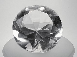 křišťál, diamantový brus