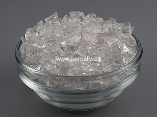 křišťál, tromlované kamínky