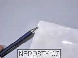 aragonit, hranatý talířek